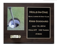 Golf Hole-in-One Plaque with Picture