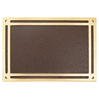 Bronze Wall Plaque- Bronze Aluminum Cast Alternative Plaque 