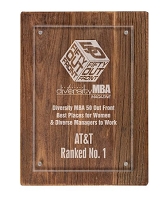 Reclaimed Wood Eco Friendly Plaque 