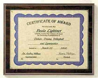 Certificate Holders