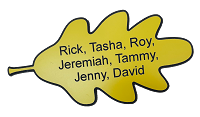 Oak Leaves Donor Recognition Plaque 