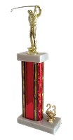 Golf Trophy- Swing Position