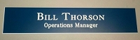 Plastic Name Plate