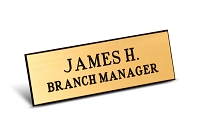 Elite Engraved Name Tags